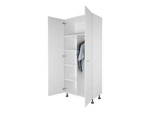 Kitchenware wholesaling: 2 Door Tall Wardrobe Cabinet with Shelves COLOUR