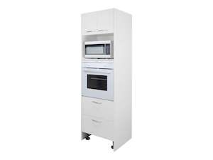 2 Door Tall Oven Microwave Tower COLOUR