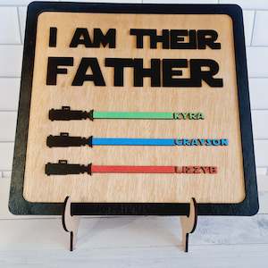 I Am Their Father plaque