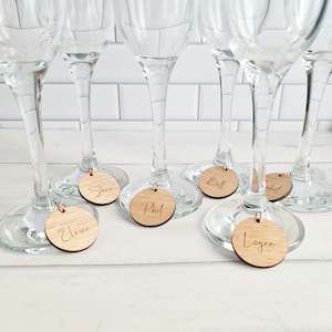 Personalised Wine Charms