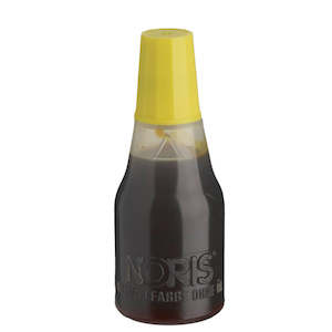 Ink Pads: Noris #110 Endorsing Ink 25ml Yellow