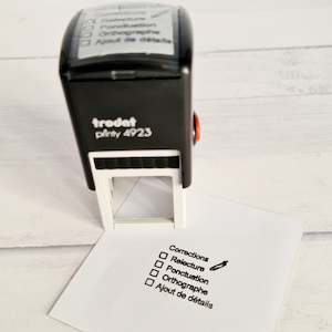 Teacher Stamps: Editing/Corrections - French or English