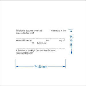 Custom Text Stamps: This document is marked - 4926 Legal Stamp