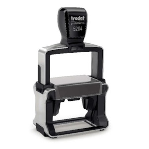 Custom Text Stamps: Trodat Professional 5204 Self Inking Stamp (56x26mm)