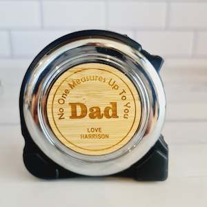 Custom Gifts: Personalised Tape Measure