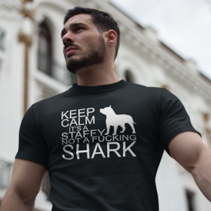 Teeshirts: Keep Calm it's a Staffy - Teeshirt