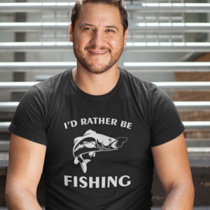 Teeshirts: I'd Rather Be Fishing - Teeshirt