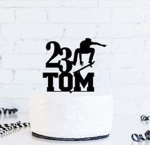 Skateboarder Cake Topper (2)