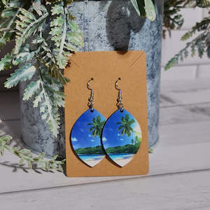 Earrings: Tropical Beach