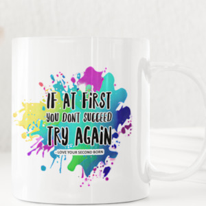 Custom Mugs: If at first you don't succeed