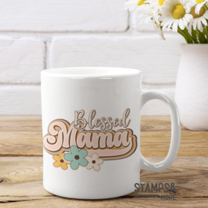 Custom Mugs: Blessed Mama - Mug