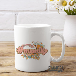 Custom Mugs: #mumlife Mug