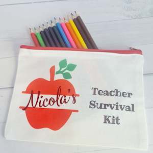 Christmas: Teacher Survival Kit bag (or bundle)