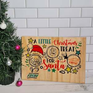 Santa Treat Tray