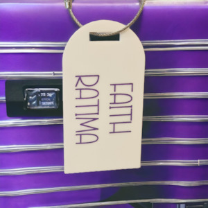 Personalised Luggage Tag