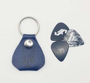 Personalised Guitar Pick Keyring