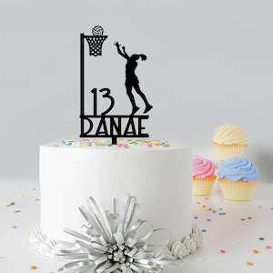 Netball Cake Topper