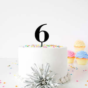 Cake Toppers: Birthday Number Cake Topper - any age (1)