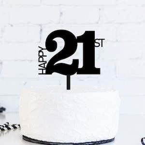 Most Popular: 21st Birthday Cake Topper (7)