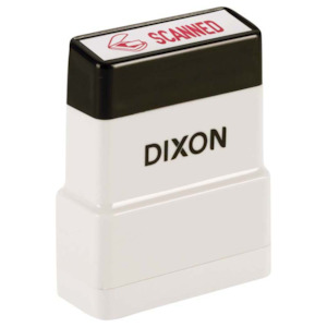 Office Stamps: Dixon Scanned Stamp - 005 Red