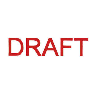 Dixon Draft Stamp - 042 Red