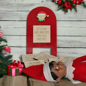 Elf On A Shelf Props: Elf on A Shelf Noticeboard - 22 Days of Activities or sayings