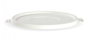 800-1,180ml / 24-40oz White Biocane Bowl Lid