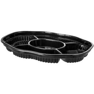 Clearview 5 Compartment Platters