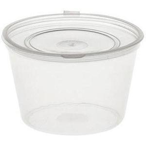 Emperor 100ml/4oz Polypropylene Sauce Cup with Lid