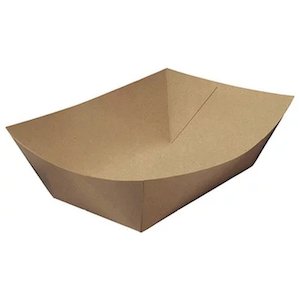 Rediserve Kraft Paper Food Trays #5