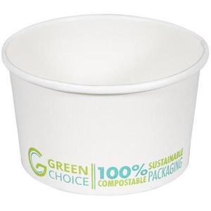 Green Choice Dessert Tub White PLA - 12oz