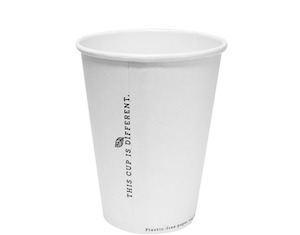 Paper Coffee Cups: 12oz Single Wall (TCID)* Cups | White. (90mm Ø