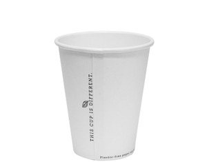 Paper Coffee Cups: 8oz Single Wall (TCID)* Cups | White (80mm Ø)