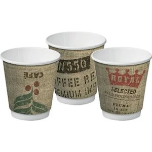 Jute Paper Coffee Cup