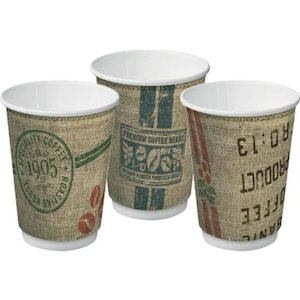 Jute Paper Coffee Cup