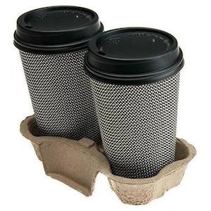 Cardboard Pulp 2 Cup Holder