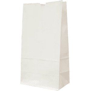 Paper Take Away: #12 Block Bottom White