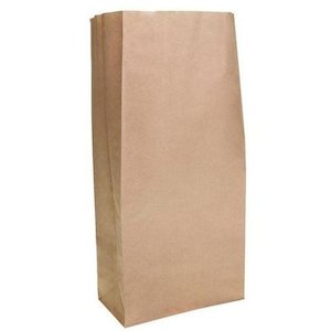 Brown Block Bottom Paper Bag No 3 Heavy Duty - 185(W) x 380(H) x 100(G) mm