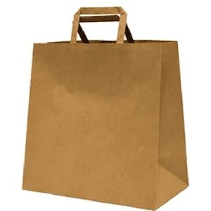 Paper Carry Bags: Foodservice/Takeaway Bags, Medium