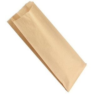 Double Bottle Brown Paper Bag - 165(W) x 395(H) x 65(G) mm