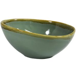 Coast Aqua Green Triangular Bowl 210Mm