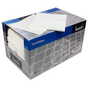 Dispenser Serviettes: Bastion Dry Handi-Wipes White