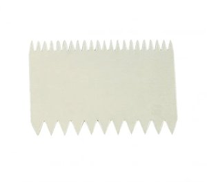 DOUGH SCRAPER COMB DOUBLE SIDE