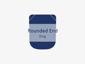 Duvet Cover King Size Round Ended