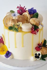 Cake: Summer & Profiterole cake