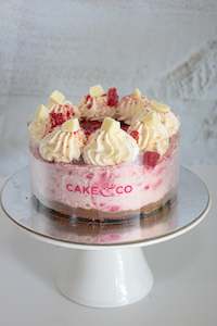 Cake: Raspberry and White Chocolate Cheesecake *NAG