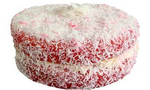 Raspberry Lamington Cake – 9″