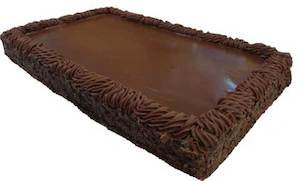 Chocolate Mud Decorated Slab – Full