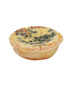 Feta and Spinach Quiche – Single Serve