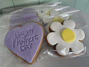 Mother Day Cookie Pack- Heart and Daisy